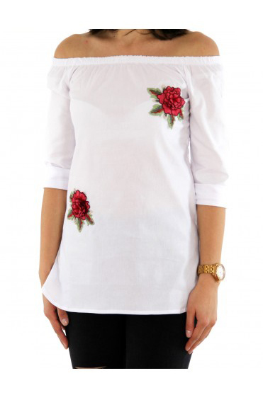 Bluza dama alba b2435